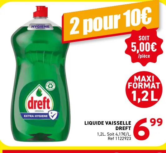 Offre: Liquide vaisselle