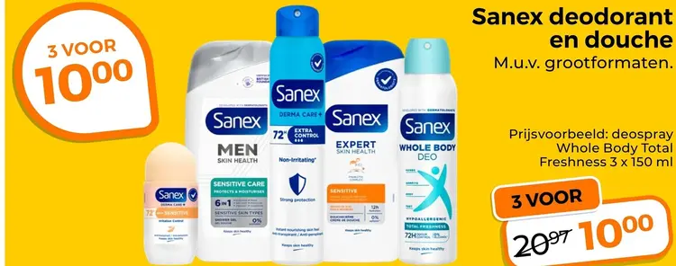 Aanbieding: Deodorant en douche
