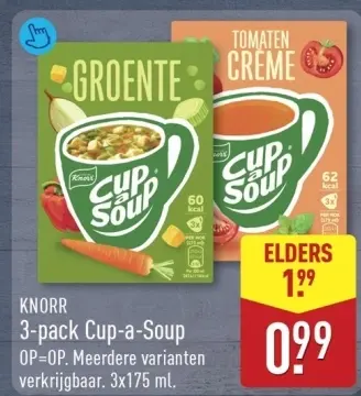 Aanbieding: 3-pack Cup-a-Soup
