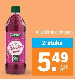 Aanbieding: Alle Slimpie siropen