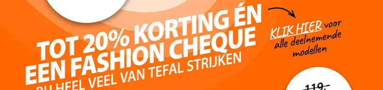 Aanbieding: Tefal Strijken