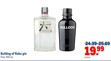 Aanbieding: Bulldog of Roku gin