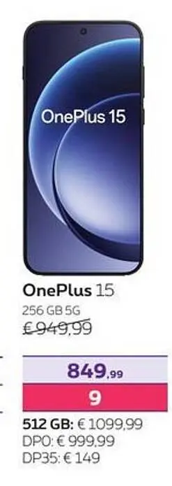 Promotie: OnePlus 15