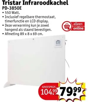 Aanbieding: Infraroodkachel