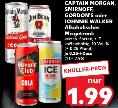 Aanbieding: Alkoholisches Mixgetränk