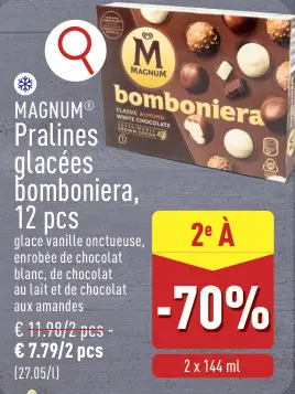Offre: Pralines glacées bomboniera