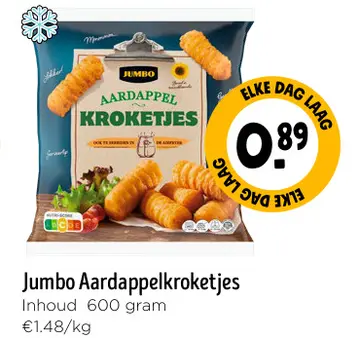 Aanbieding: Jumbo Aardappelkroketjes