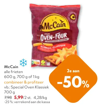 Promotie: Alle frieten