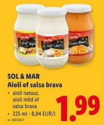 Promotie: Aioli of salsa brava