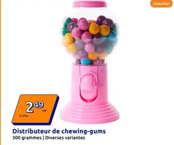 Offre: Distributeur de chewing-gums