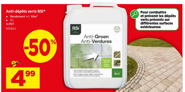 Offre: Anti-dépôts verts