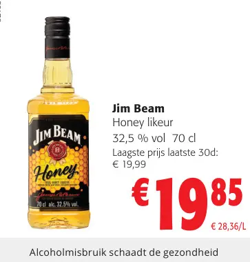 Promotie: Honey likeur