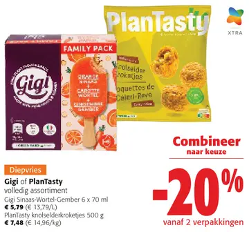 Aanbieding: Gigi of PlanTasty volledig assortiment