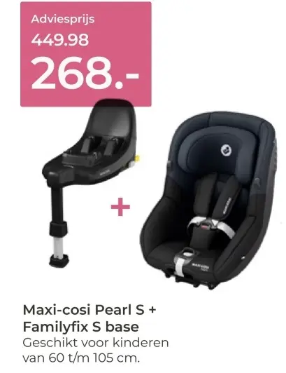 Aanbieding: Pearl S + Familyfix S base