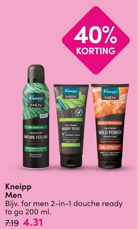 Aanbieding: Kneipp Men