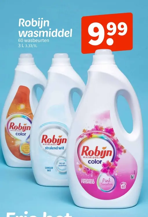 Aanbieding: Robijn wasmiddel