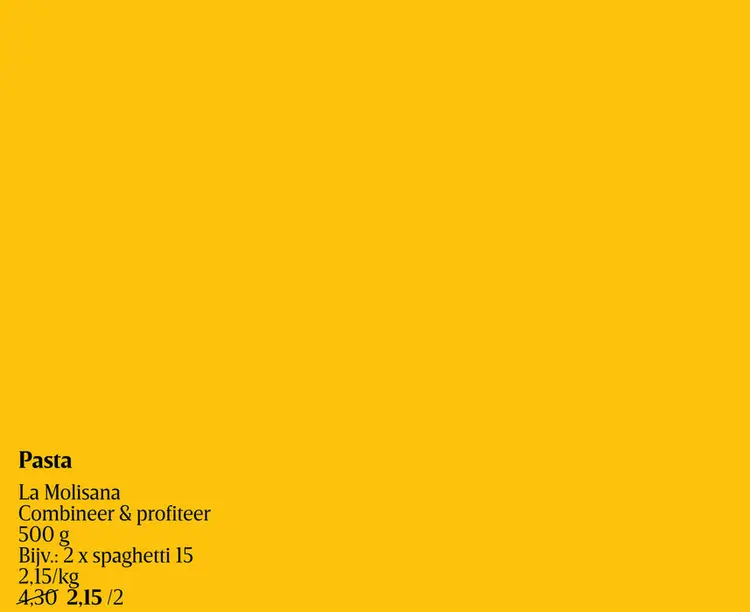 Promotie: Pasta