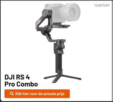 Aanbieding: DJI RS 4 Pro Combo