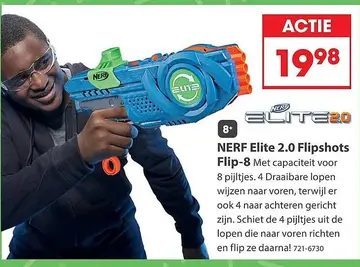 Aanbieding: NERF Elite 2.0 Flipshots Flip-8
