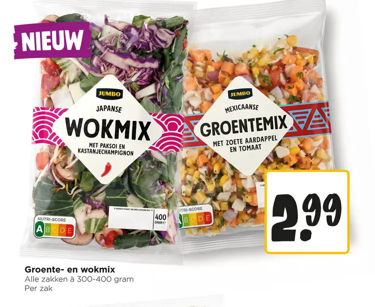 Aanbieding: Groente- en wokmix