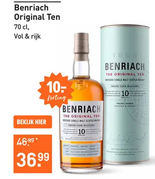 Aanbieding: Benriach Original Ten