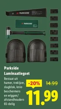 Aanbieding: Laminaatlegset