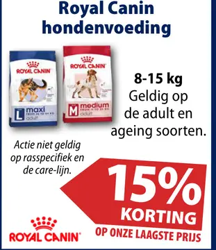 Aanbieding: Royal Canin hondenvoeding