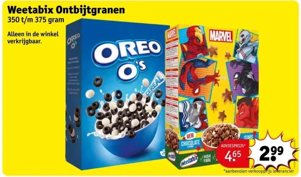 Aanbieding: Ontbijtgranen