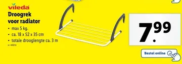 Aanbieding: Droogrek voor radiator