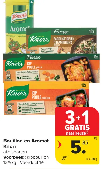 Promotie: Bouillon en Aromat