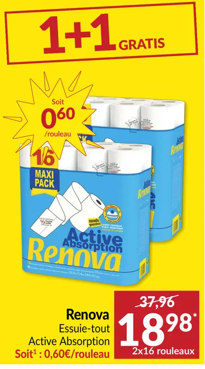 Offre: Essuie-tout Active Absorption