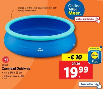 Aanbieding: Zwembad Quick-up