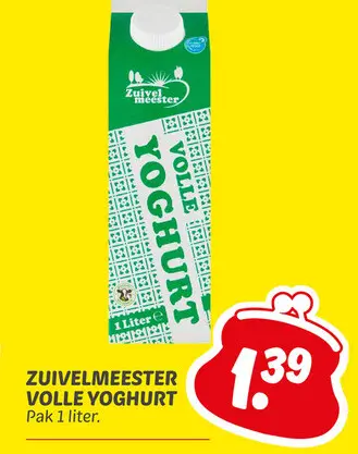 Aanbieding: Zuivelmeester volle yoghurt