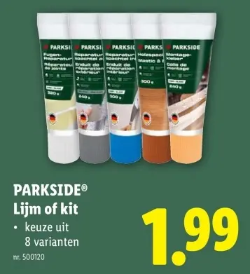Promotie: Lijm of kit