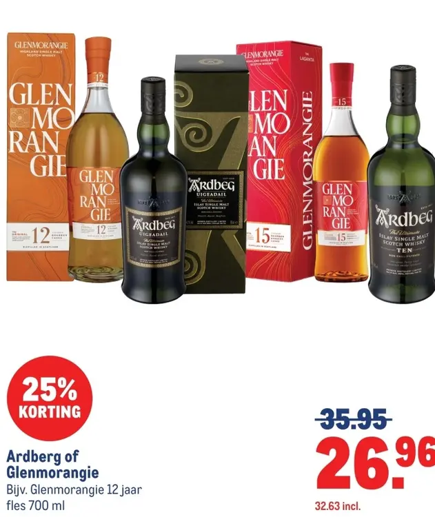 Aanbieding: Ardberg of Glenmorangie