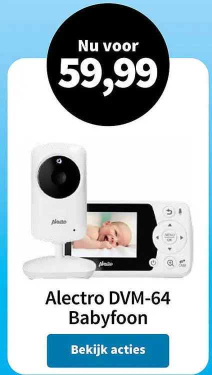 Aanbieding: DVM-64 Babyfoon