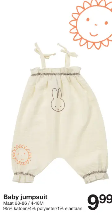 Promotie: Baby jumpsuit