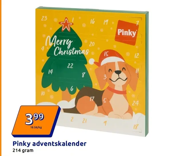 Aanbieding: Pinky adventskalender