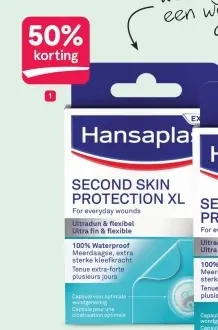 Aanbieding: Hansaplast SECOND SKIN PROTECTION XL
