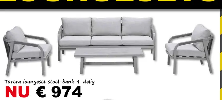 Aanbieding: Tarera loungeset 