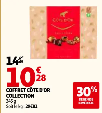 Promotie: Coffret CÔTE D'OR collection
