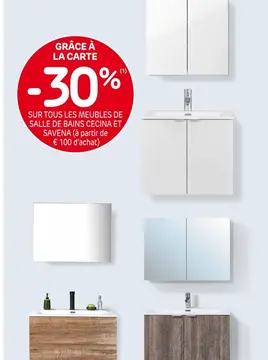 Offre: Meubles de salle de bains CECINA ET SAVENA