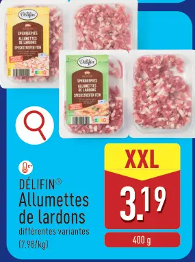 Offre: Allumettes de lardons