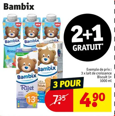Offre: Lait de croissance Biscuit