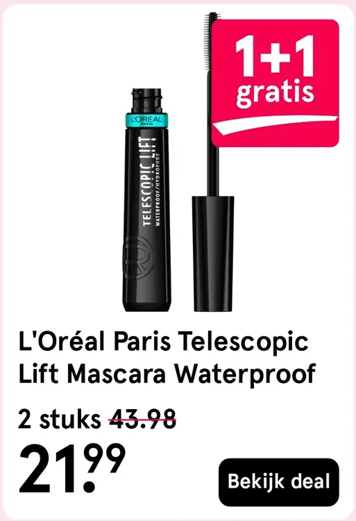 Aanbieding: Telescopic Lift Mascara Waterproof