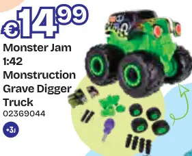 Aanbieding: 1:42 Monstruction Grave Digger Truck