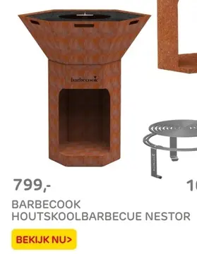 Aanbieding: BARBECOOK HOUTSKOOLBARBECUE NESTOR