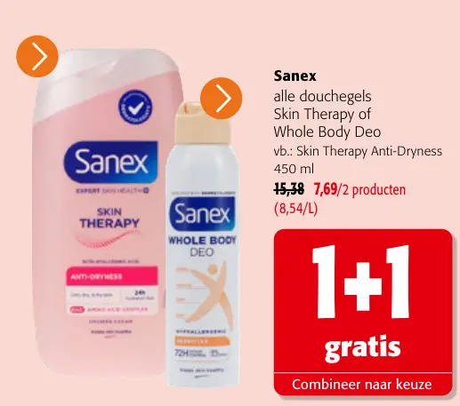Promotie: Douchegels Skin Therapy of Whole Body Deo