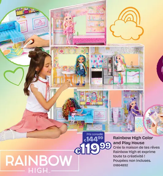 Offre: Rainbow High Color and Play House