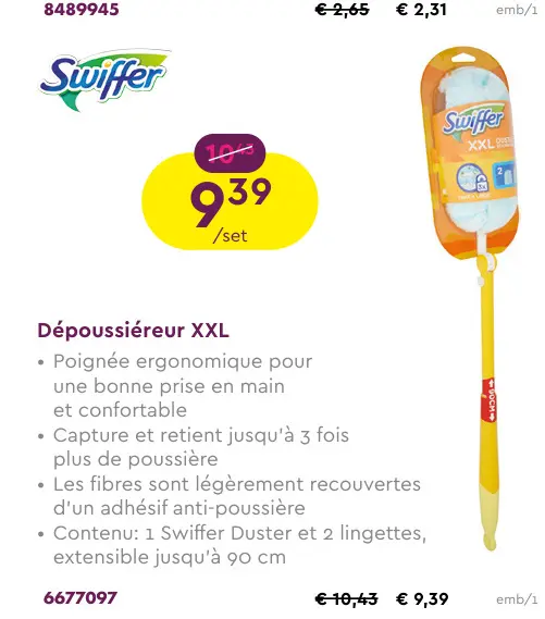 Offre: Dépoussiéreur XXL